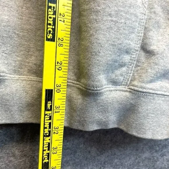 CARHARTT Men’s Hoodie Sweatshirt 3XL Heather Grey Logo Sleeve Loose Fit Pocket - Picture 10 of 14